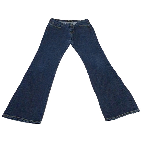 Lucky Brand Jeans Womens Sz 4 Bootcut Vineland Sweet N Low Blue Denim Embroidery - Picture 2 of 14